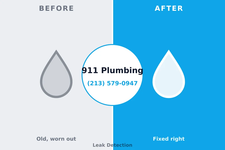 Before and after: plumbing repair Hutchinson, KS
